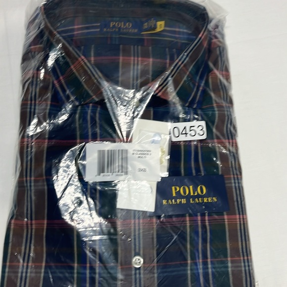 Polo Ralph Lauren 60/1 Yd Twill-clbrnppcs-l Men's Classic Fit Plaid 100% Cotton - Picture 16 of 16